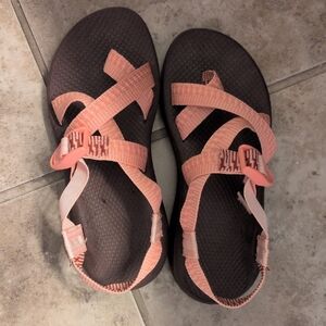 Chaco Chacos Zcloud 2 Women's Peach Sandals Sz 7 EUC